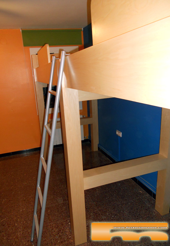 habitacion juvenil a medida camas altas cornella barcelona gral